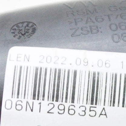 NEW AUDI A4 AVANT B9 TURBOCHARGER CONNECTING PIECE 06N129635A ORIGINAL