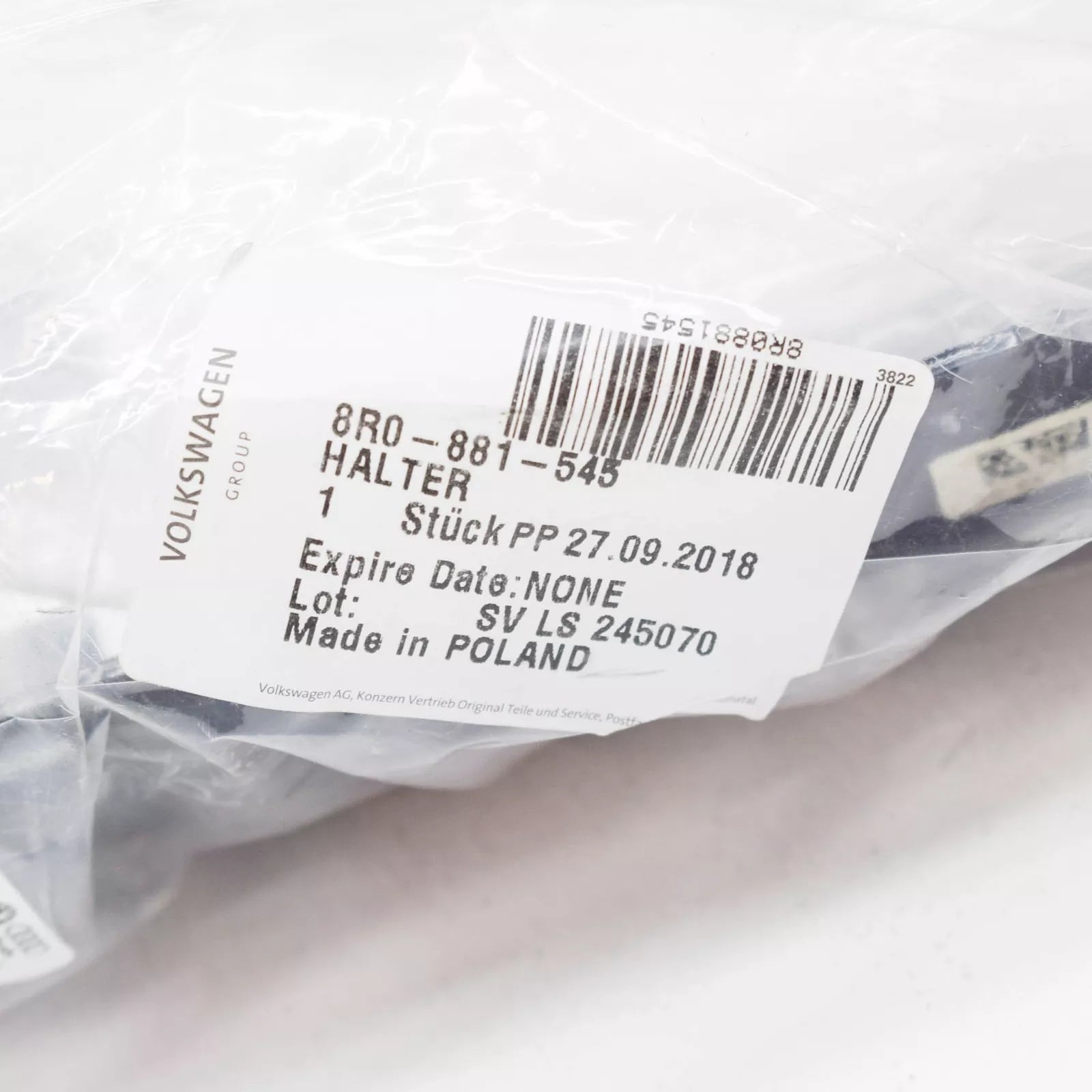 NEW AUDI Q5 8R FRONT ISOFIX SEAT HOLDER 8R0881545 ORIGINAL