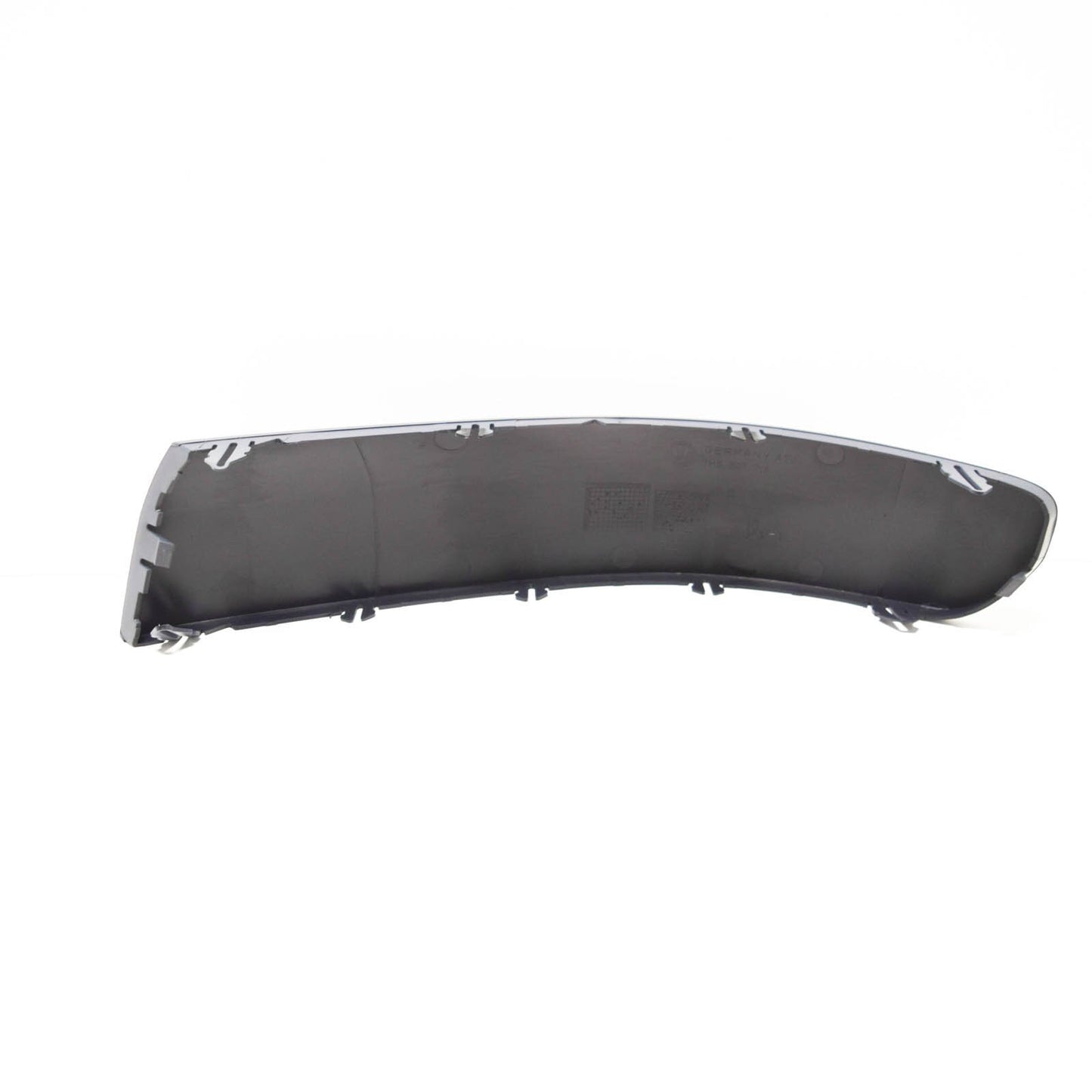 new vw tp t5 front bumper right side moulding primed 7h5807718gru original