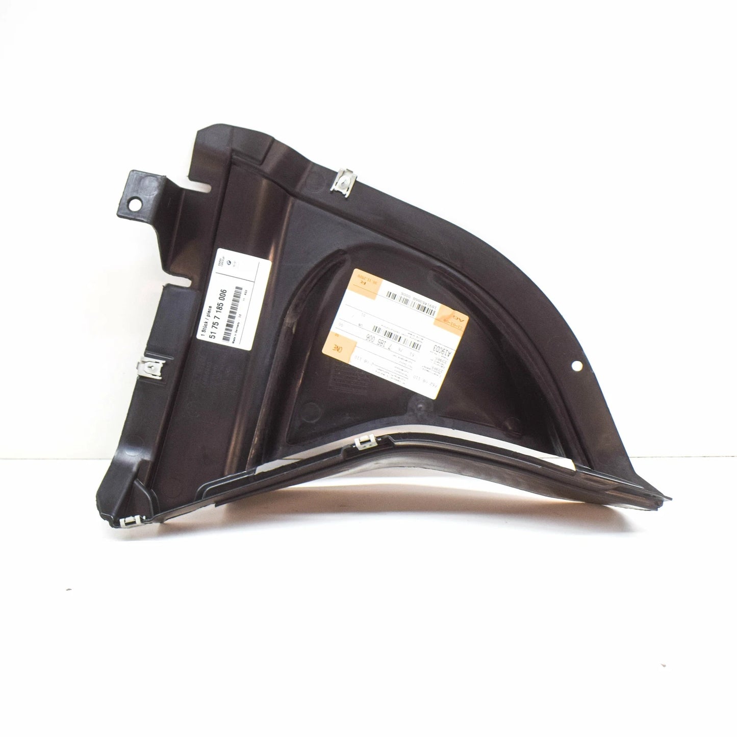 NEW BMW 7 F01 FRONT RIGHT BOTTOM FENDER LINER EXTENSION 51757185006 ORIGINAL