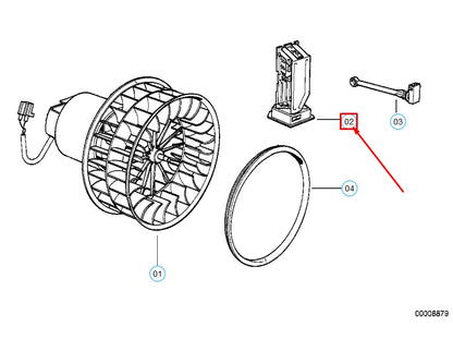 NEW BMW 3 E36 HEATER BLOWER RESISTOR 64118391705 8391705 ORIGINAL