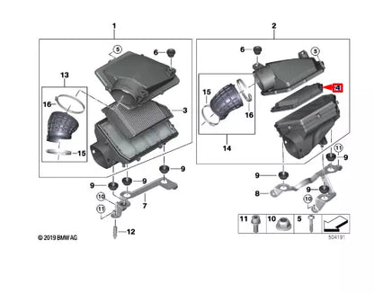 NEW BMW X5 G05 AIR FILTER 13718482642 8482642 ORIGINAL