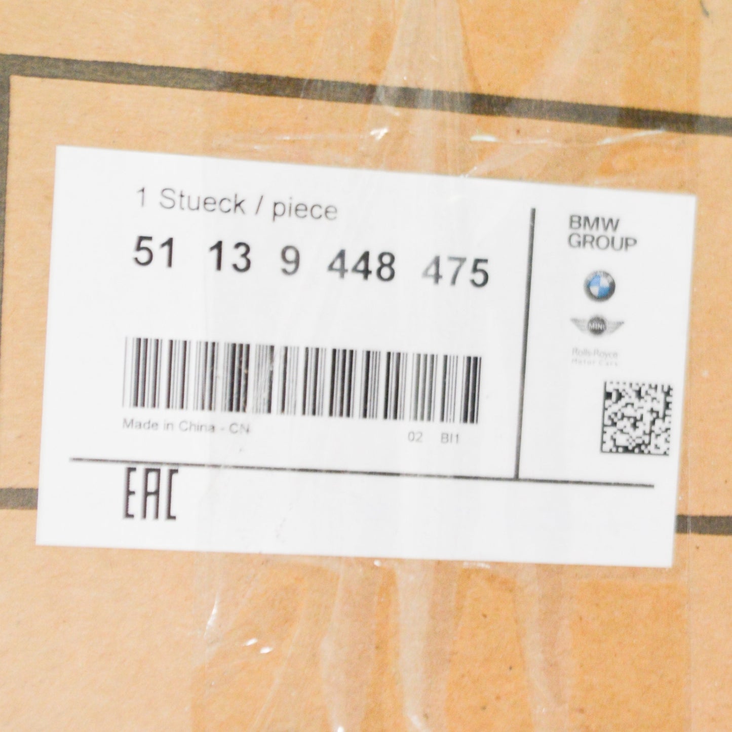 new bmw 3 g20, g28 front upper grill 51139448475 9448475 original