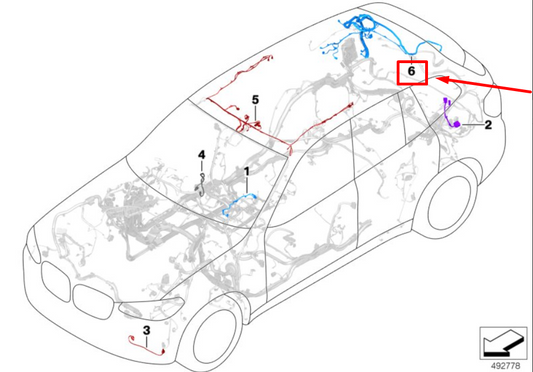 new bmw x3 g01, f97 rfk stand alone supply 61118796734 8796734 original