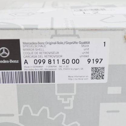 NEW MERCEDES-BENZ C-CLASS W205 RIGHT MIRROR COVER A09981150009197 ORIGINAL