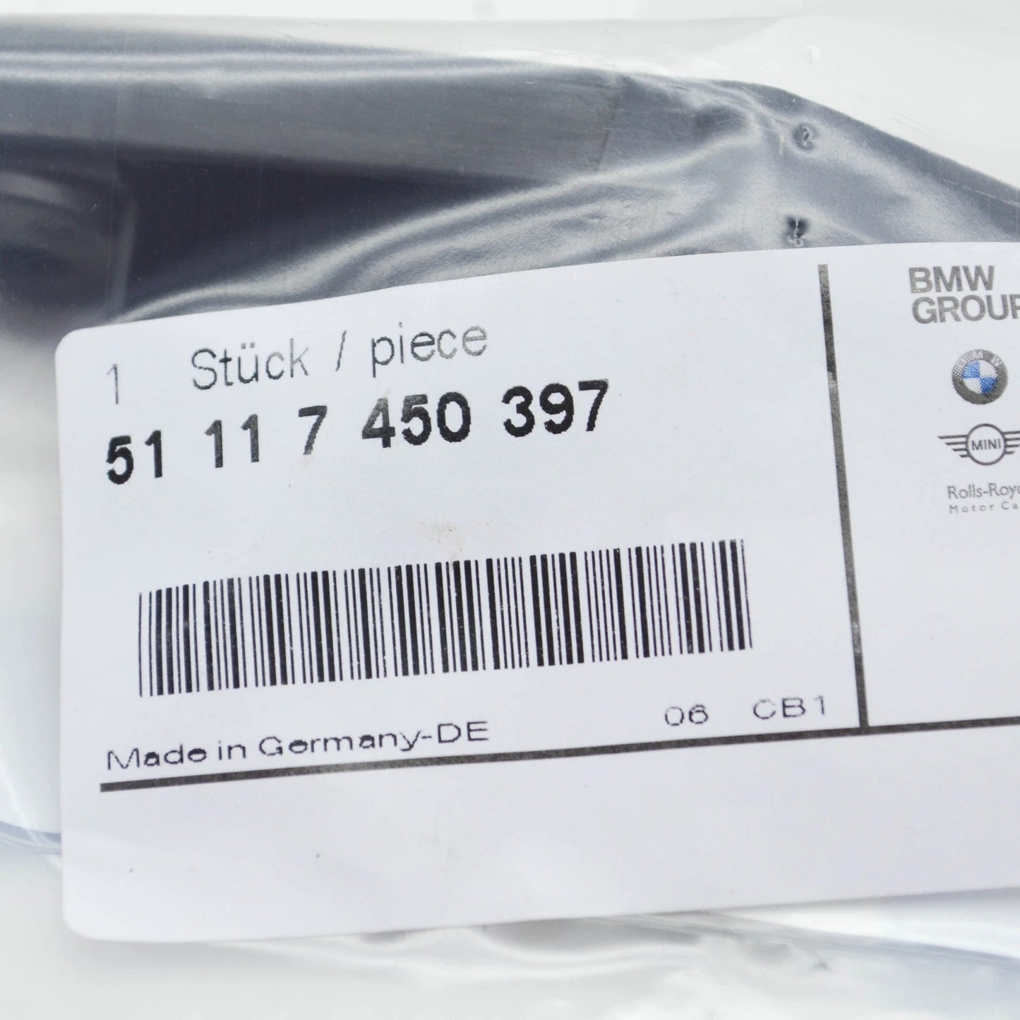 NEW BMW 4 COUPE G22 FRONT LEFT BUMPER COVER GUIDE 51117450397 ORIGINAL