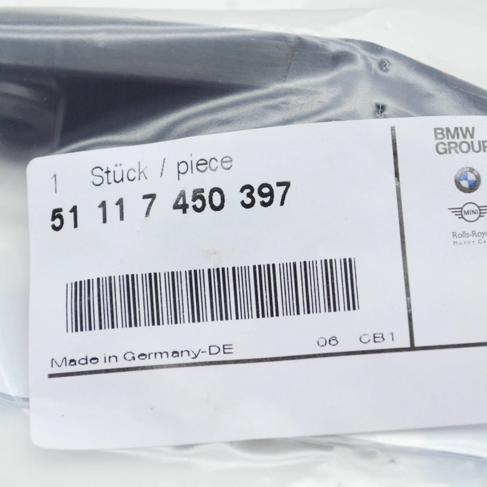 NEW BMW 4 COUPE G22 FRONT LEFT BUMPER COVER GUIDE 51117450397 ORIGINAL