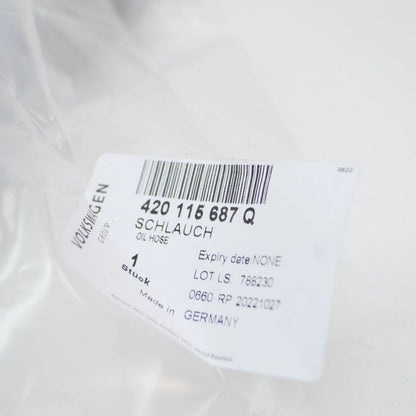 NEW AUDI R8 OIL HOSE 420115687Q ORIGINAL