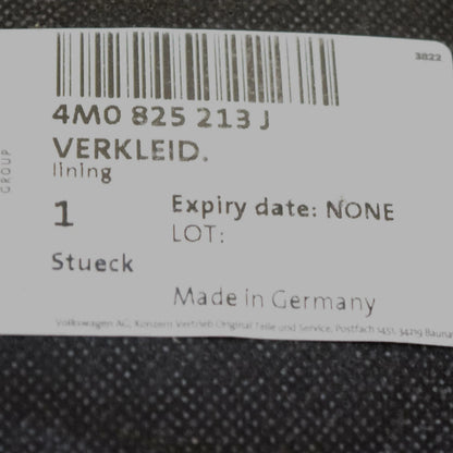 NEW AUDI Q7 4M REAR LEFT FLOOR PAN SPLASH SHIELD 4M0825213J ORIGINAL