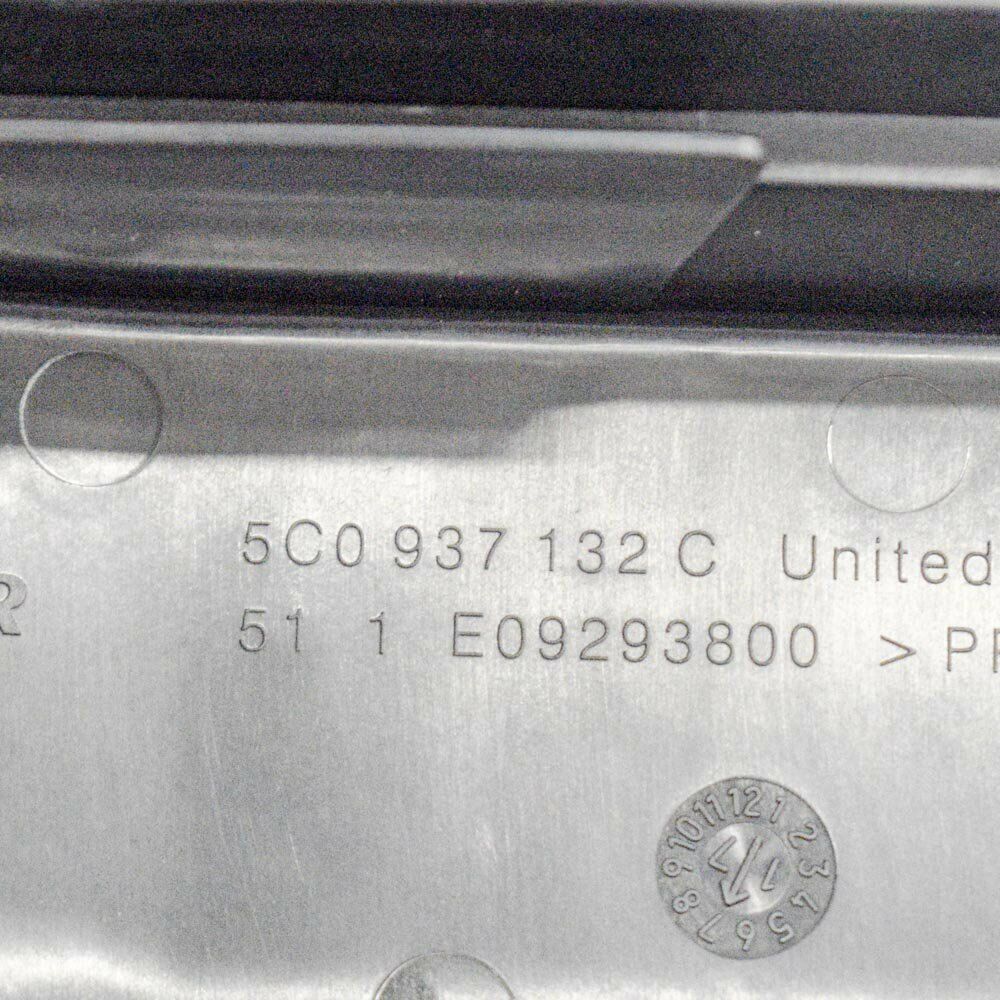 NEW VOLKSWAGEN PASSAT B8 FUSE BOX RELAY COVER 5C0937132C ORIGINAL