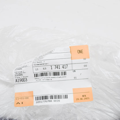 NEW BMW E31 E38 COUPE SEDAN COOLING SYSTEM WATER HOSE 11531741417 ORIGINAL