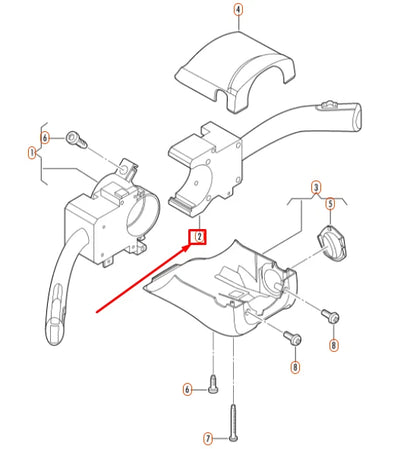 NEW VOLKSWAGEN BEETLE 9C WINDSHIELD WIPER STALK 4B0953503E01C ORIGINAL
