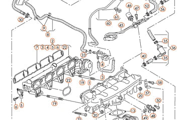 NEW AUDI A4 B8 AIR CHARGE TEMPERATURE SENSOR 06H905379