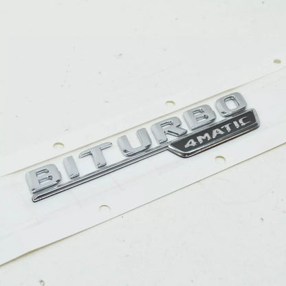 NEW MB GLE COUPE C292 FRONT LEFT WING EMBLERM BADGE LOGO A1668176600