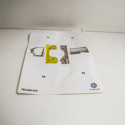 NEW VOLKSWAGEN TRANSPORTER T5 LEFT B PILLAR TEMPLATE 7E0809923 ORIGINAL