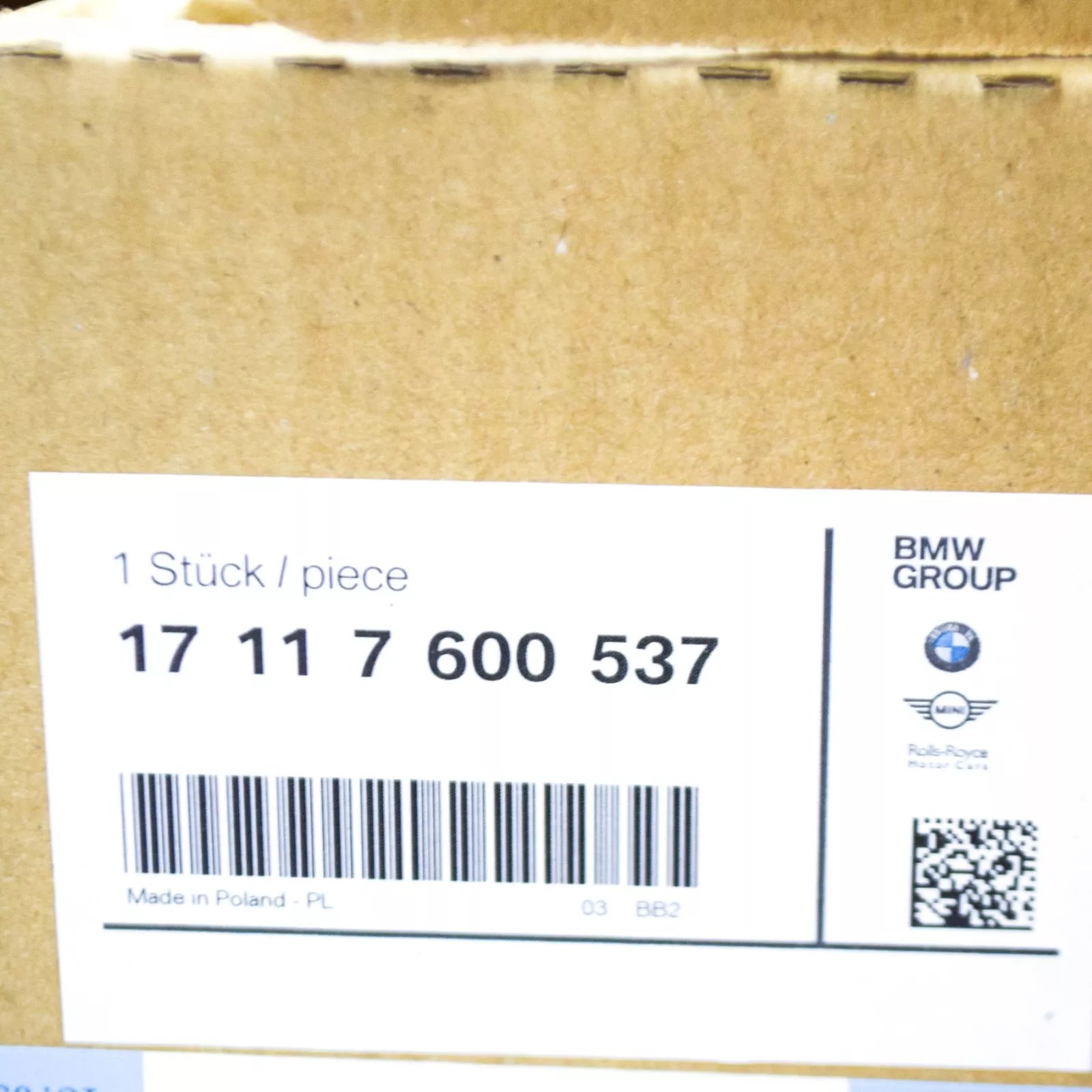 NEW BMW 2 F22 F87 RIGHT INTERCOOLER RADIATOR MODULE BRACKET MOUNT 17117600537