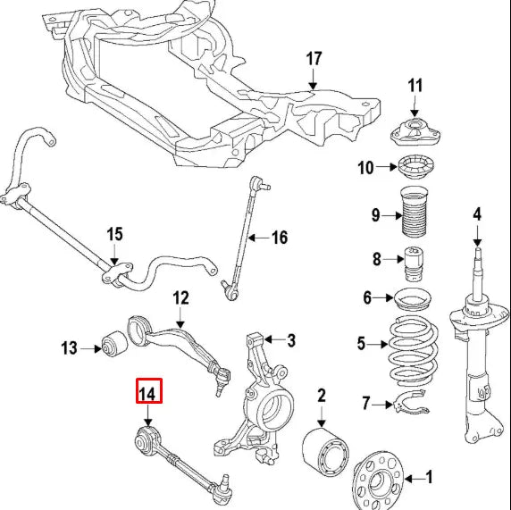 NEW MERCEDES BENZ E W212 FRONT LOWER CONTROL ARM A2183302200