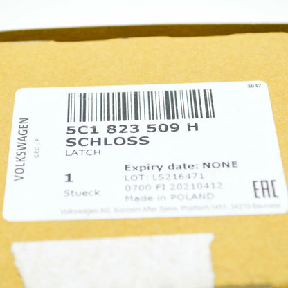 NEW VW BEETLE A5 FRONT BONNET HOOD LOCK LATCH LOWER PART 5C1823509H ORIGINAL