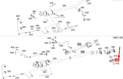 NEW MERCEDES-BENZ CLA C117 EXHAUST GAS FLAP CONTROLLER A0009061201 ORIGINAL