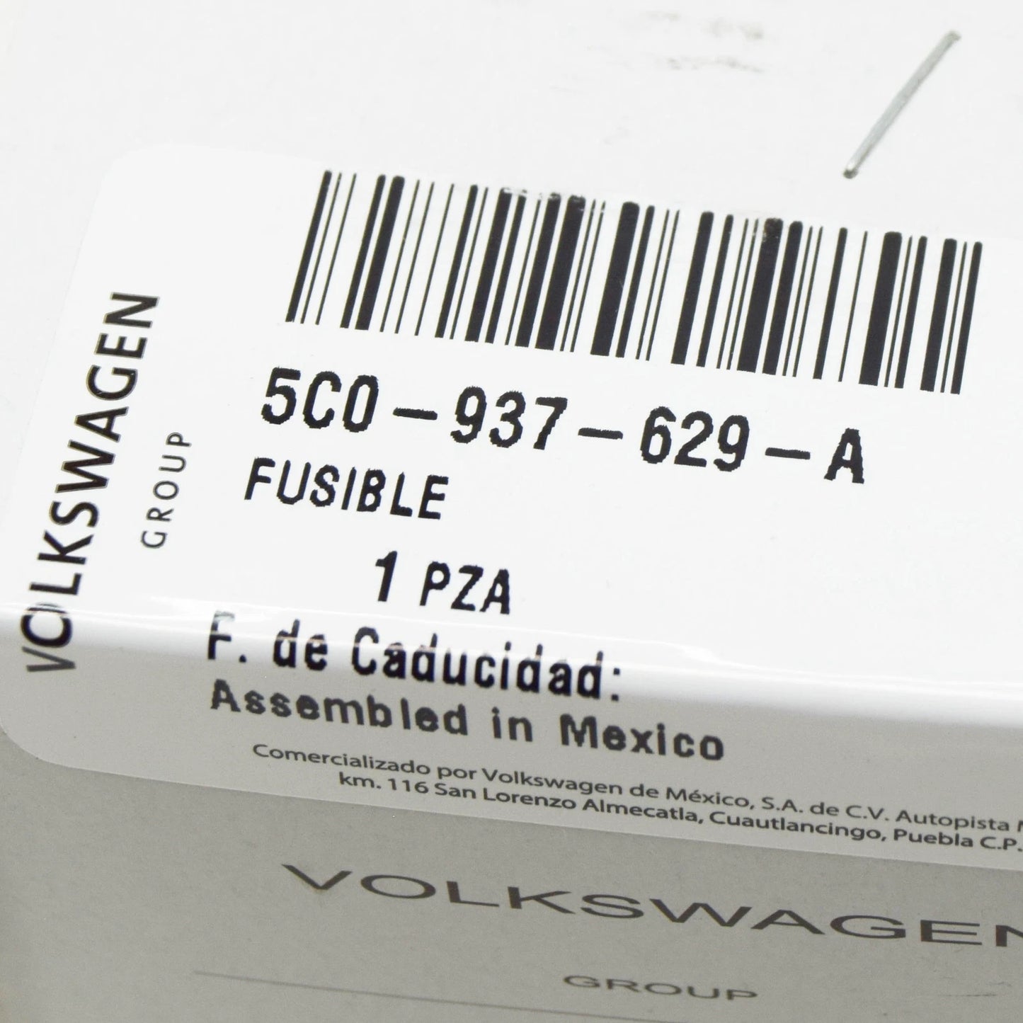 NEW VOLKSWAGEN JETTA A6 MK6 MULTI FUSE 5C0937629A ORIGINAL