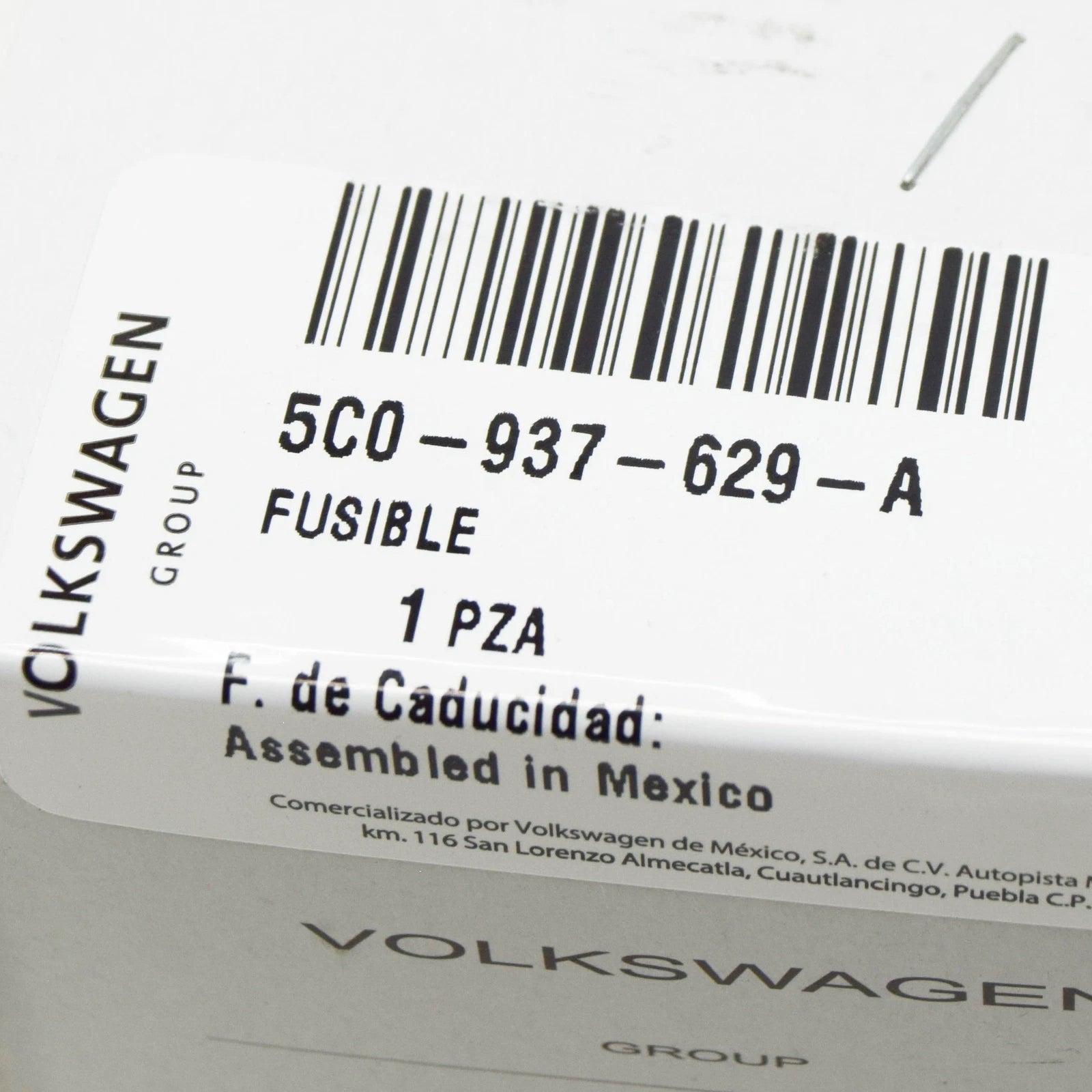 NEW VOLKSWAGEN JETTA A6 MK6 MULTI FUSE 5C0937629A ORIGINAL