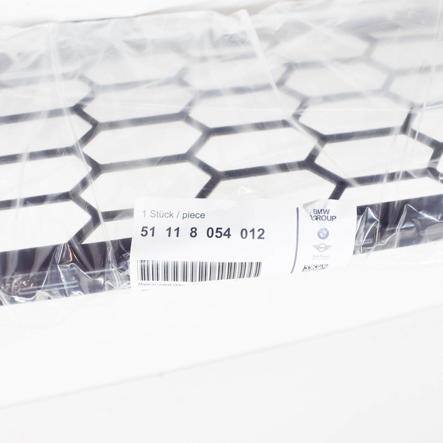 NEW BMW X5 F15 FRONT BUMPER M LOWER CENTRE GRILLE 8054012 51118054012 ORIGINAL