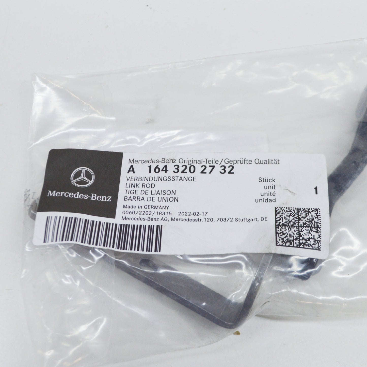 NEW MB ML W164 HEADLIGHT LEVEL ADJUSTMENT REAR LEFT LINK A1643202732 ORIGINAL