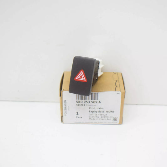 NEW VOLKSWAGEN GOLF MK6 HAZARD WARNING SWITCH PUSH BUTTON 5K0953509A