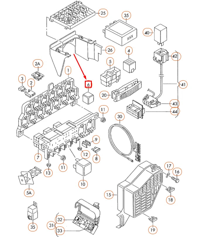 NEW VOLKSWAGEN BEETLE 9C DAY DRIVING LIGHT CONTACT CLOSE RELAY 3A0941589