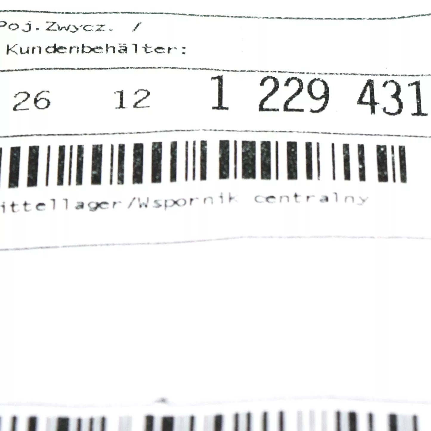 NEW BMW 5 E39 PROPSHAFT BEARING CENTER MOUNT 26121229431 ORIGINAL