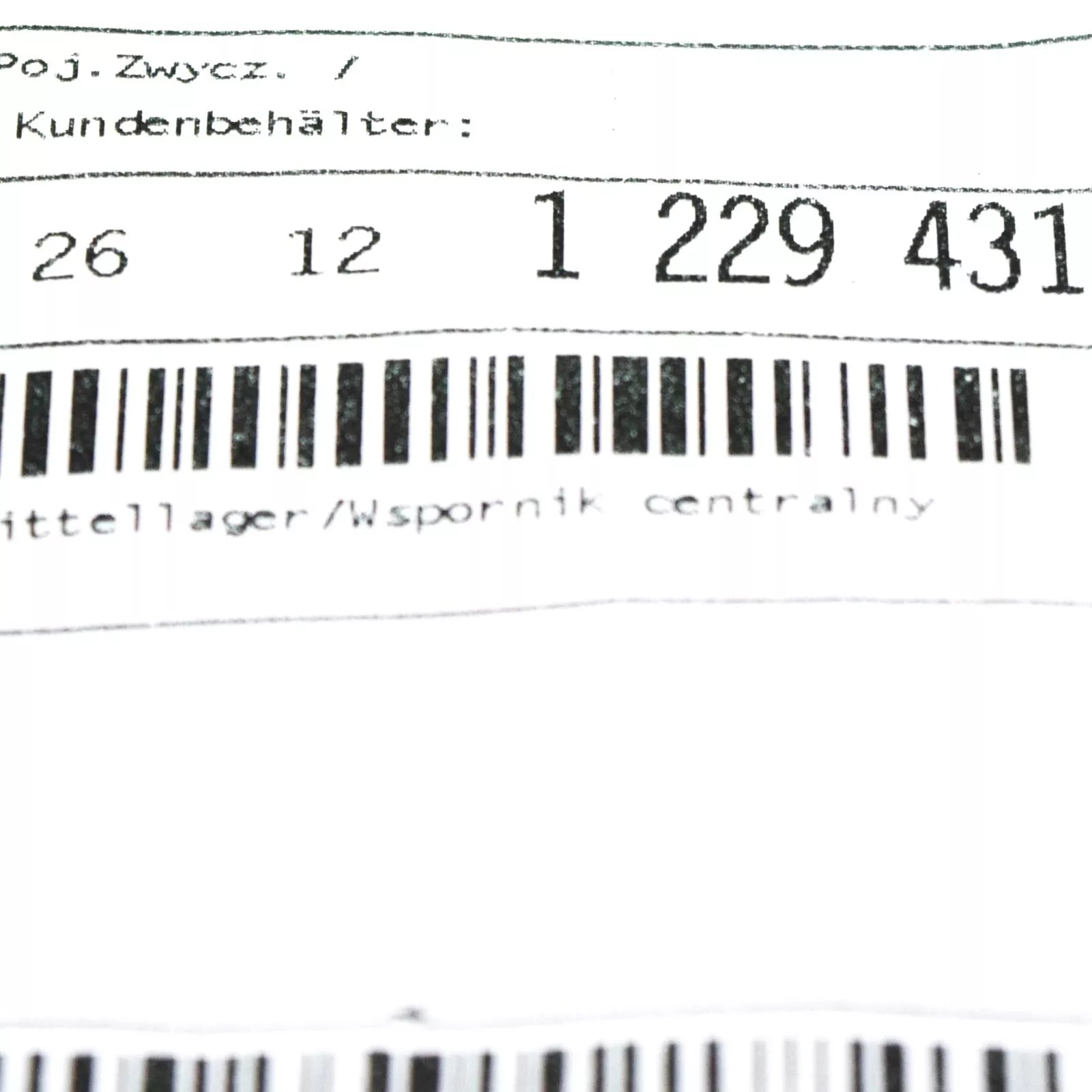 NEW BMW 5 E39 PROPSHAFT BEARING CENTER MOUNT 26121229431 ORIGINAL