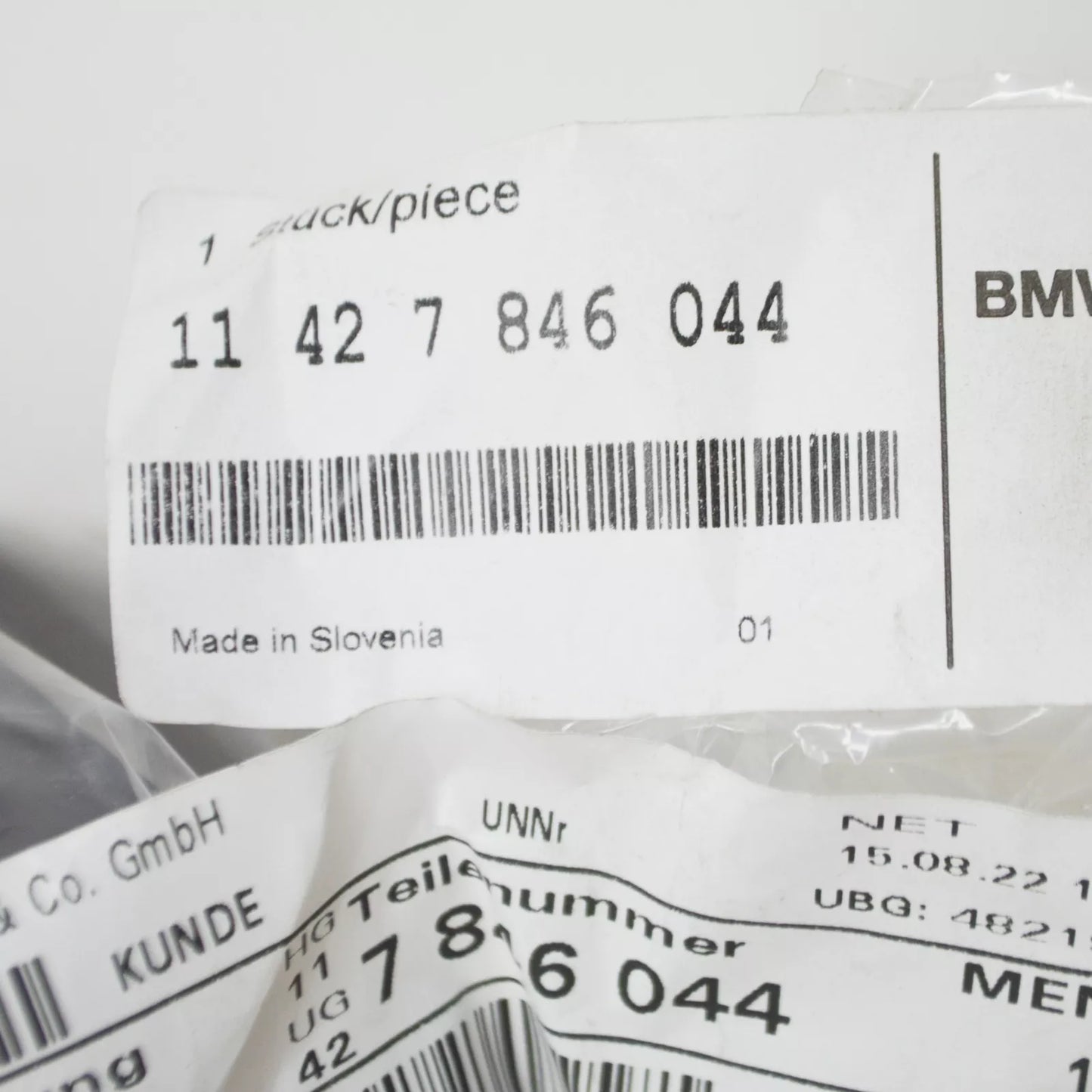 NEW BMW 3 CABRIO E93 ANTI-ROTATION LOCK CAP 7846044 11427846044 ORIGINAL