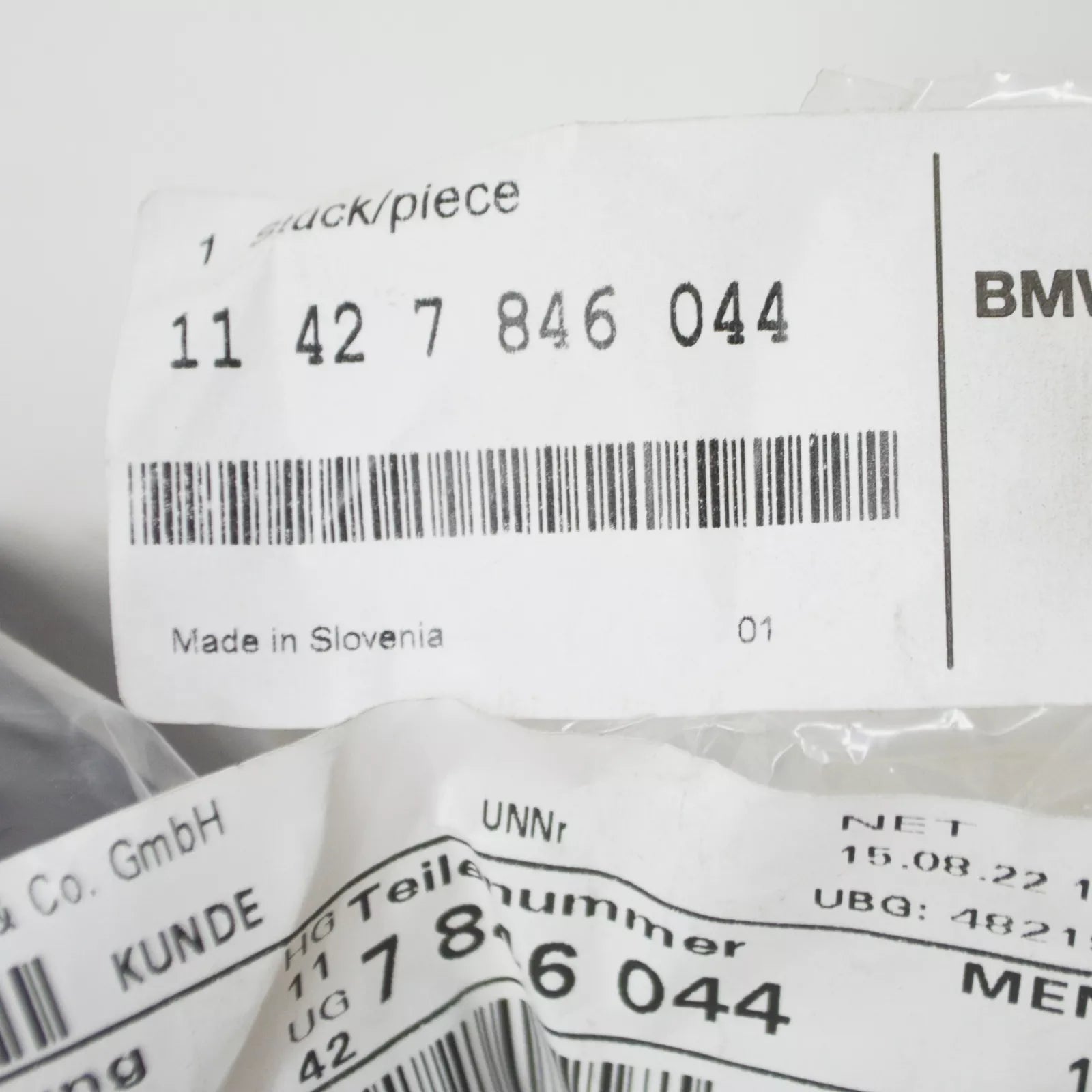 NEW BMW 3 CABRIO E93 ANTI-ROTATION LOCK CAP 7846044 11427846044 ORIGINAL