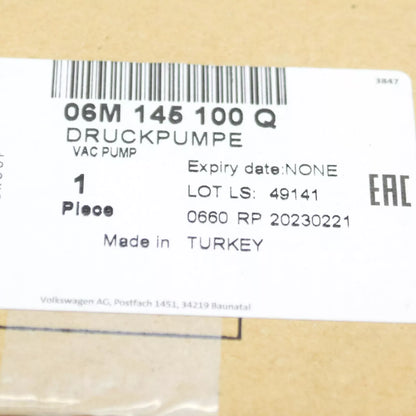 NEW AUDI A4 AVANT B9 VACUUM PUMP 06M145100Q ORIGINAL