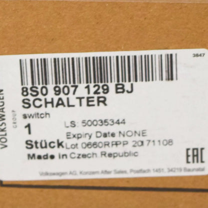 NEW AUDI TT MK3 8S TURN SWITCH INDICATOR MECHANISM W SLIP RING 8S0907129BJ