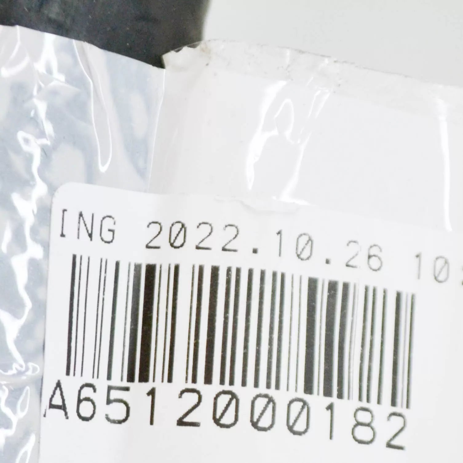 NEW MB B W246 ENGINE TO WATER PUMP FEED COOLANT HOSE A6512000182 ORIGINAL