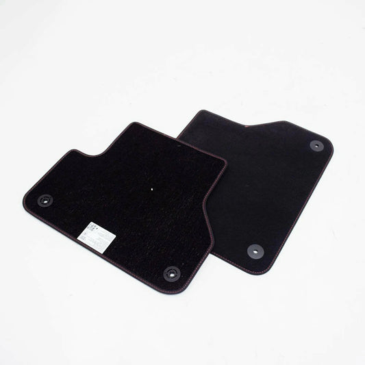 NEW AUDI A4 AVANT B9 VELOUR BLACK REAR FLOOR MAT SET 8W0864450BBMU