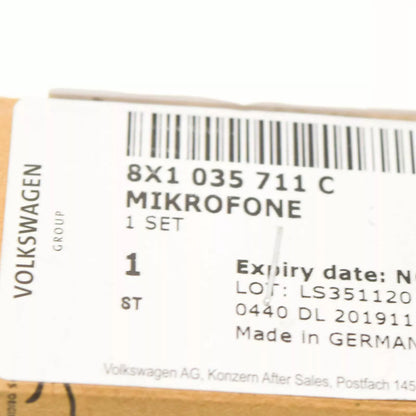 NEW AUDI A1 8X NAVIGATION MICROPHONE 8X1035711C 2015
