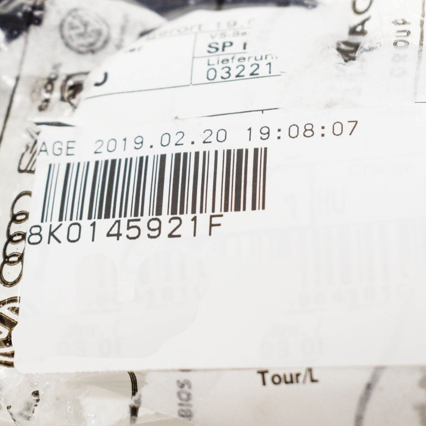 NEW AUDI A4 8K WATER COOLANT HOSE PIPE 8K0145921F ORIGINAL