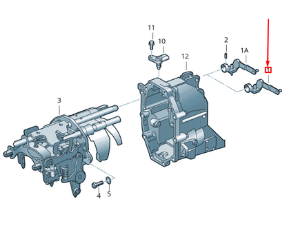 NEW VOLKSWAGEN CRAFTER 2F MK1 GEARBOX RELAY LEVER 0B7311605 ORIGINAL