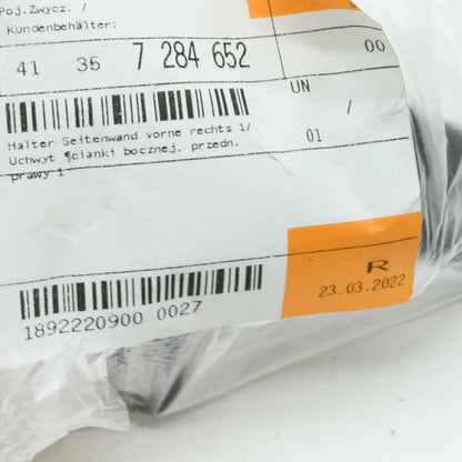 new bmw 2 coupe f22, f87 front right fender holder 7284652 41357284652 original