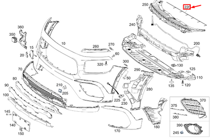 new mb glb x247 front temperature sensor wiring harness a2475404353 original