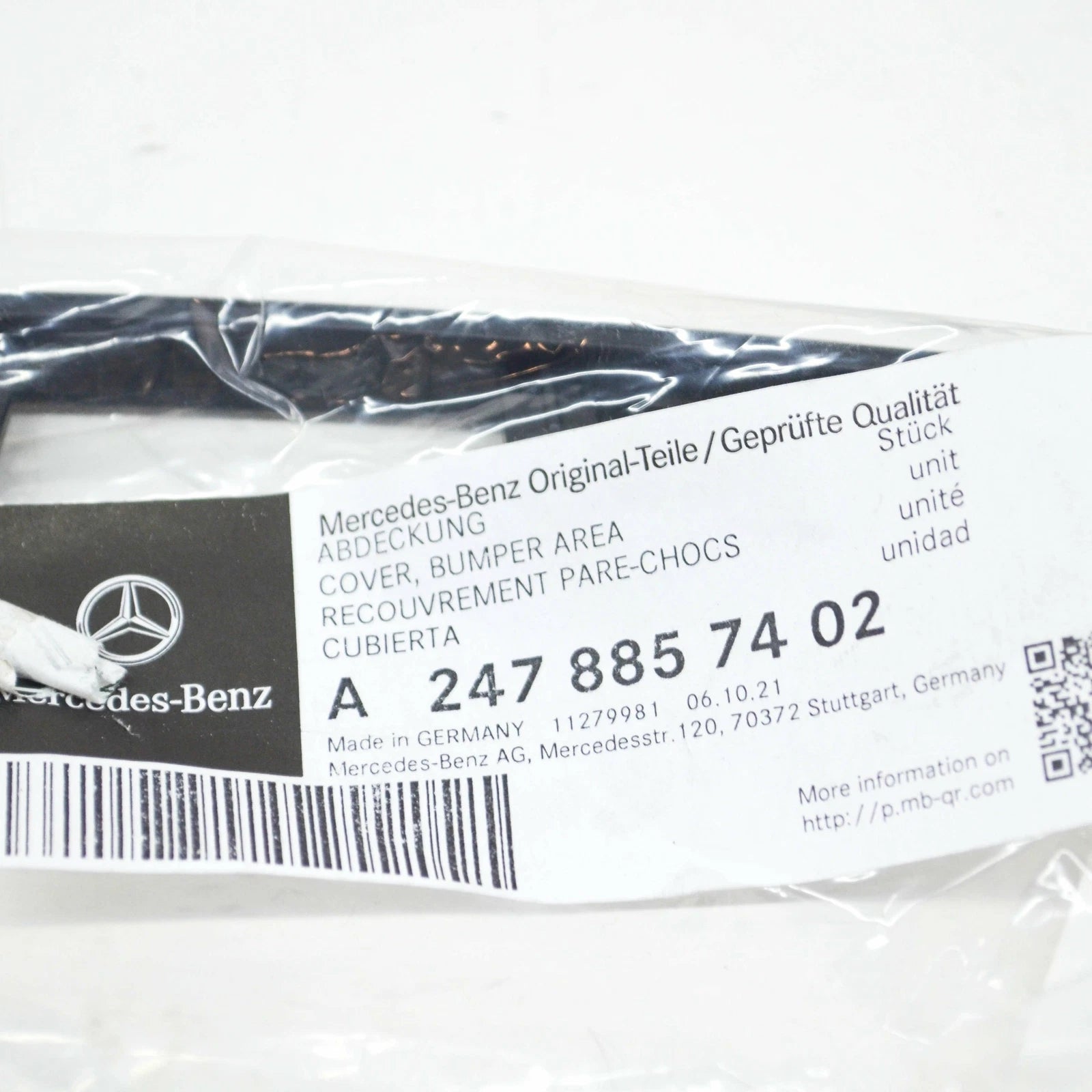 NEW MB B SPORTS TOURER W247 FRONT BUMPER RIGHT BOTTOM STRIP A2478857402 ORIGINAL