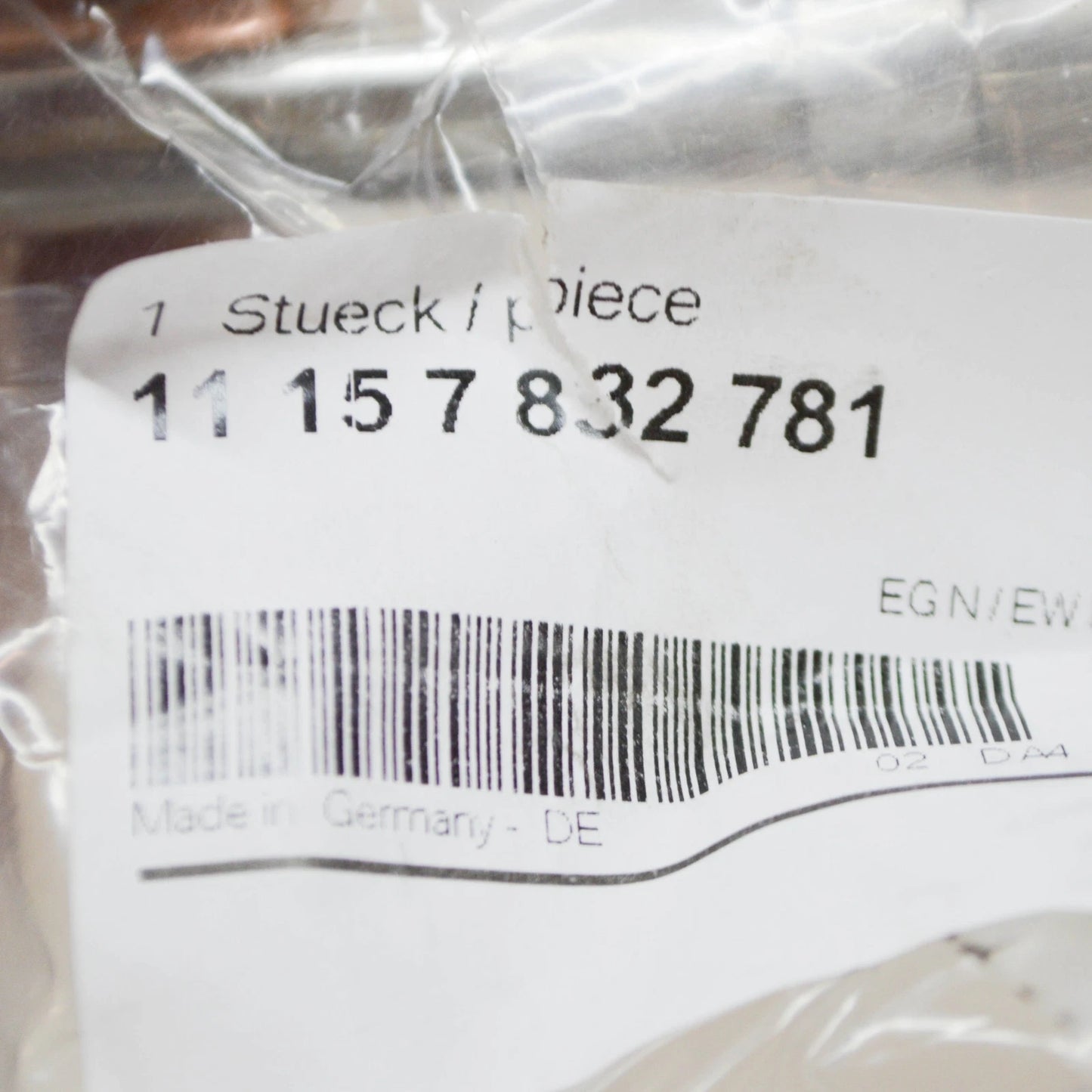 NEW BMW 3 E46 ENGINE CRANKCASE BREATHER HOSE 11157832781 7832781 ORIGINAL