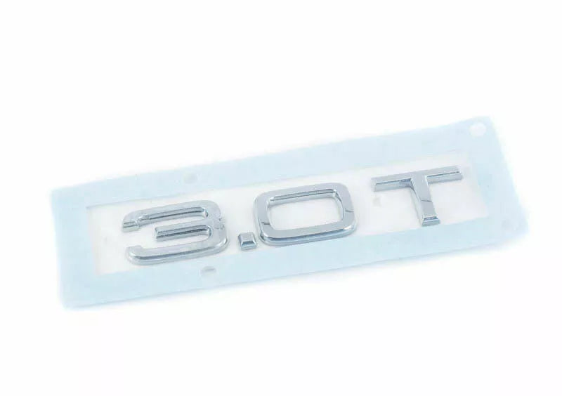 NEW AUDI A4 A5 A6 A7 REAR TRUNK 3.0T EMBLEM BADGE CHROME 4F0853743P2ZZ