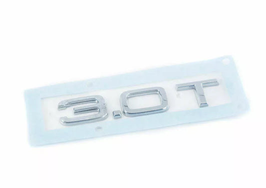 NEW AUDI A4 A5 A6 A7 REAR TRUNK 3.0T EMBLEM BADGE CHROME 4F0853743P2ZZ