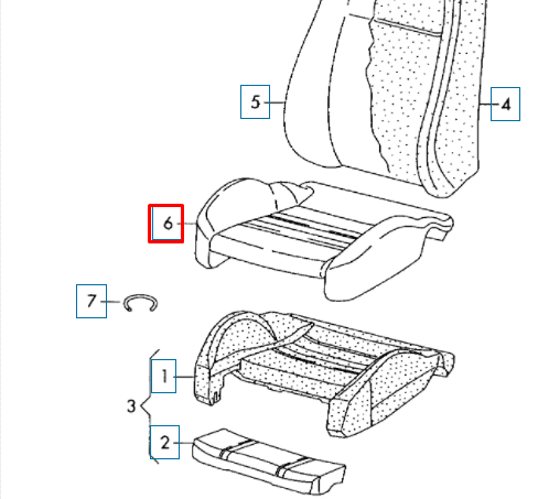 new audi q5 8r front right seat cover 8r0881406n25d original
