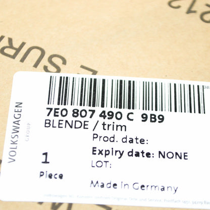 NEW VW TRANSPORTER T6 FRONT BUMPER RIGHT TRIM 7E0807490C9B9