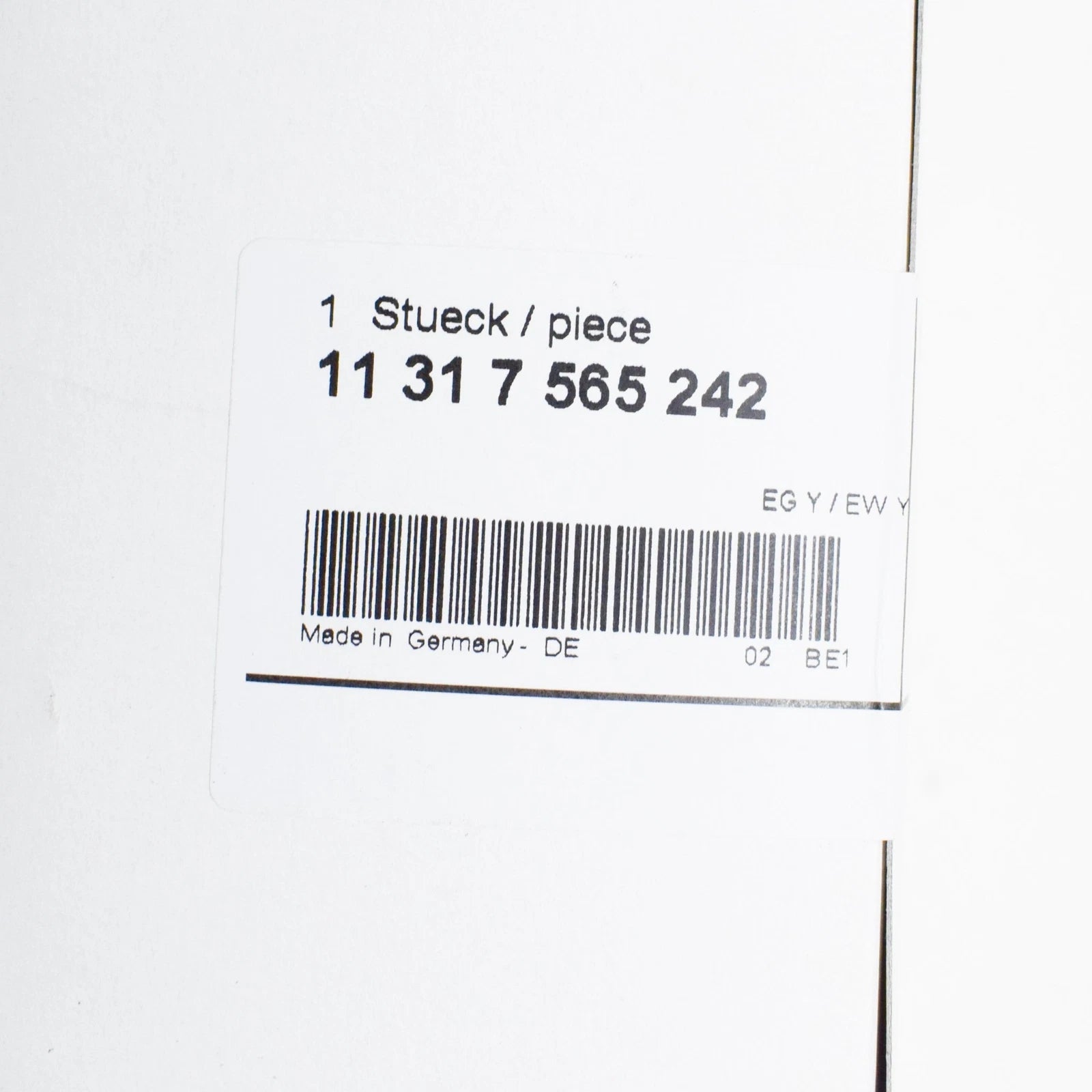 NEW BMW 5 F10 TIMING CHAIN SLIDE RAIL 11317565242 7565242 ORIGINAL