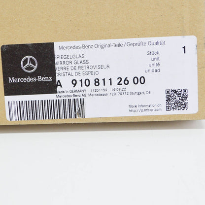 NEW MB SPRINTER W907 FRONT RIGHT DOOR MIRROR UPPER GLASS A9108112600 ORIGINAL